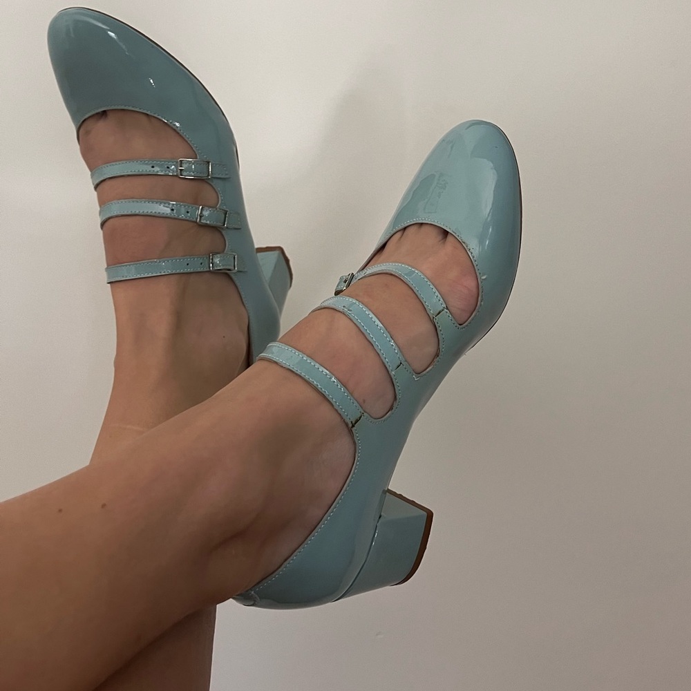 Jonak Paris Lookalike Carel kina pumps size FR 37 sky blue